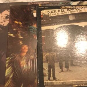 3 Credence Clearwater Revival Records Original Fantasy Label